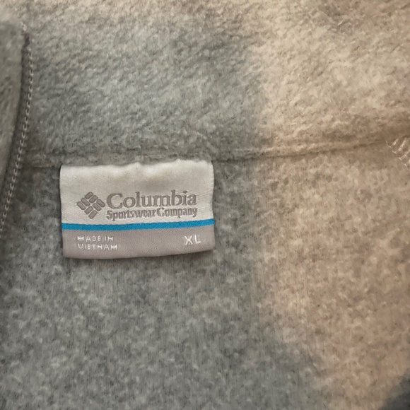 Columbia Benton’s Springs Gray Full Zip Up Fleece Jacket Size XL - Picture 8 of 9